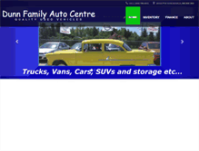 Tablet Screenshot of dunnfamilyautocentre.ca